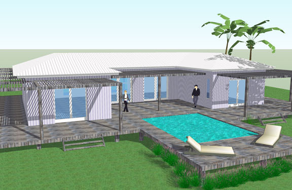 casa en u
